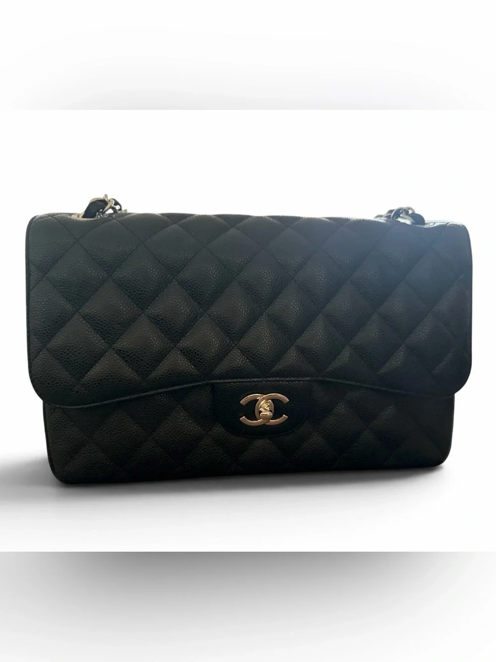 🖤 CHANEL Classic Double Flap | Black Caviar Leather | Silver Hardware 🖤
